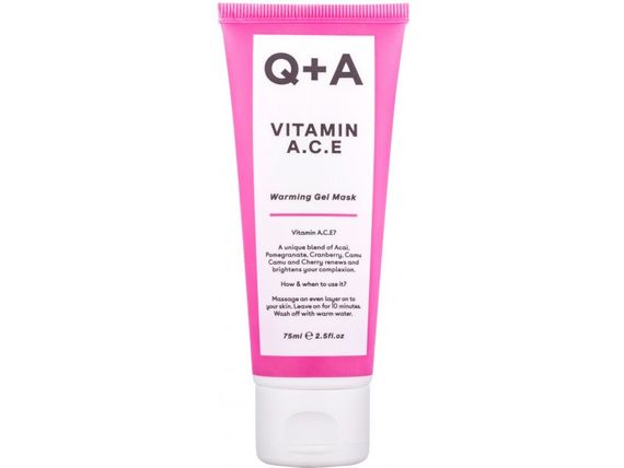 Мультивітамінна маска для обличчя Q+A Vitamin A,C,E, Warming Gel Mask (75 ml)