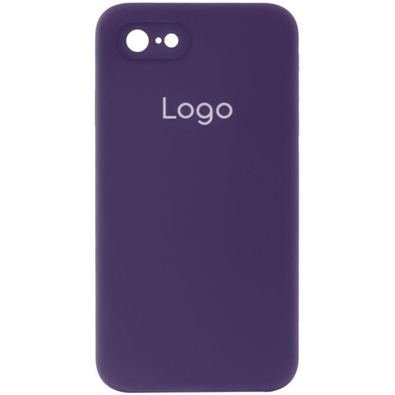 Чохол Silicone Case Square з повним захистом камери для iPhone 7/8/SE 2020 Колір 55.Pine Зелений | Зображення 5