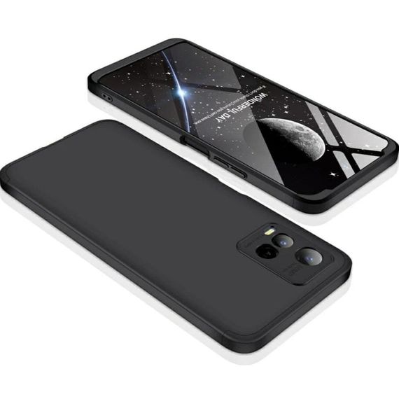Чохол GKK 360 градусів для Vivo Y33s колір Чорний | Зображення 1