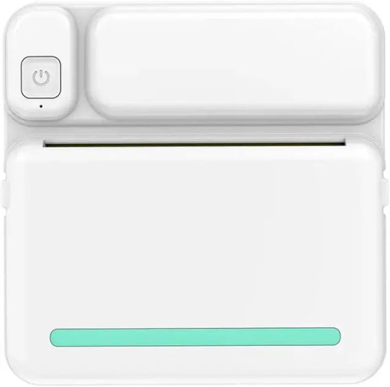 Портативний термопринтер з Bluetooth + рулон термопаперу, C19 / Міні принтер для друку