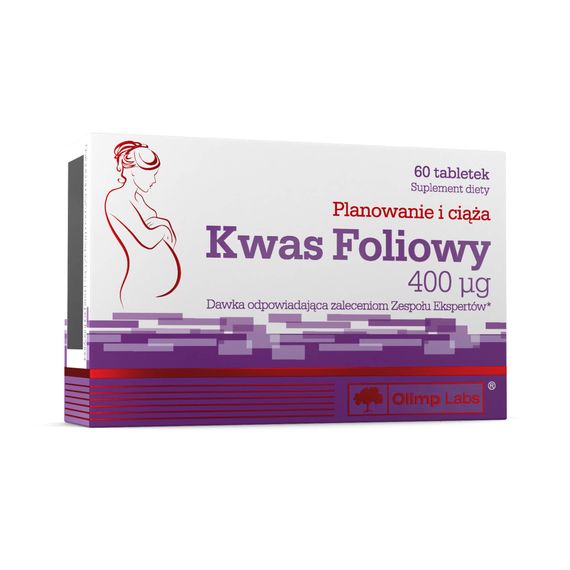 Фолієва кислота Olimp Kwas foliowy 400 60 таблеток