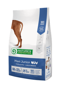 Корм Nature's Protection Maxi Junior Large Breeds cухий корм для цуценят великих порід 4 кг