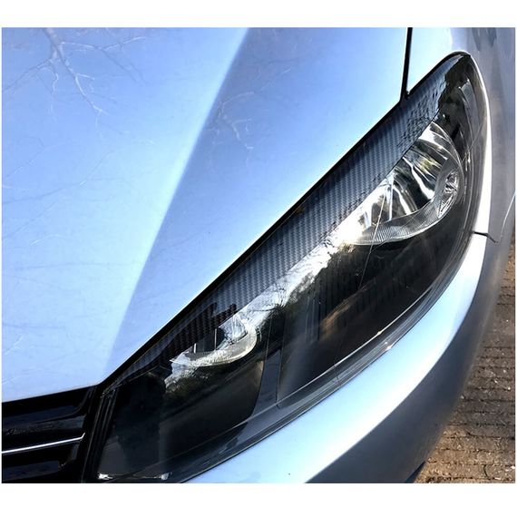 Вії на фари (для HB 2010-2013, Карбон) для Volkswagen Golf 6 рр | Зображення 1