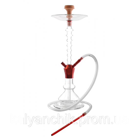 Кальян Kaya ELOX 630 BORO Clear Cumulus Cut Red 2S