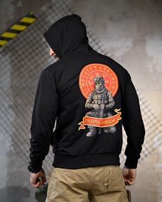 Мілітарі Худі Смерть Зачекає black ПП7777