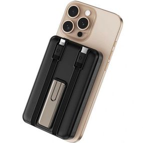 Портативний ЗП Power Bank WIWU Wi-P056 22.5W+PD20W з БЗП+iWatch with cable 10000 mAh Black