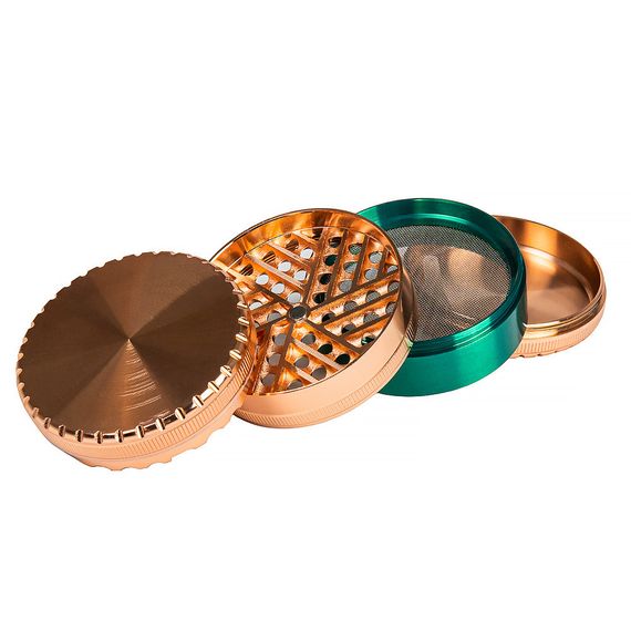 Великий Металевий Гріндер Для Тютюну "Unusual Grinder Green" | Зображення 1