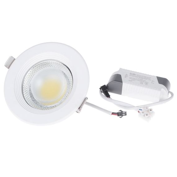 Потолочный светильник LED врезной  LED-176/10W COB WW