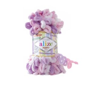 Пряжа ALIZE PUFFY COLOR 6051 алізе пуффі колор
