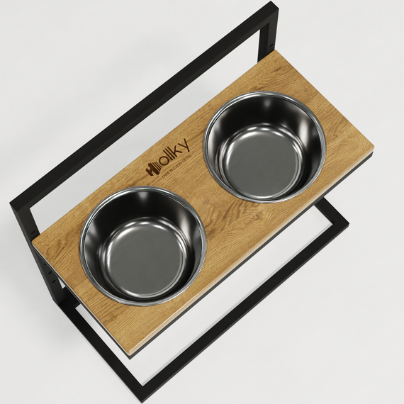 Миски на регулируемой подставке для больших собак Hollky Flex L (2 × 1.8 л) FL-502850-BLNH | Зображення 3