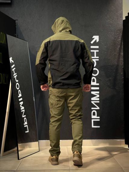 Штани Олива Soft Shell софтшел на флісі | Зображення 1