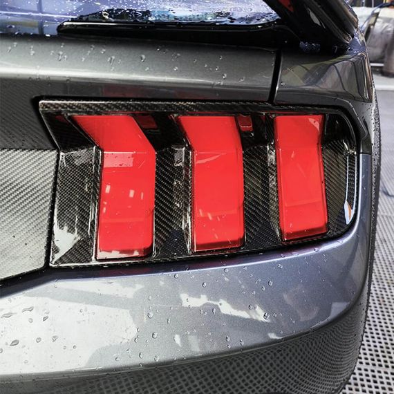 Накладки на Задние Фонари (Карбон) для Ford Mustang 2024- гг | Зображення 2