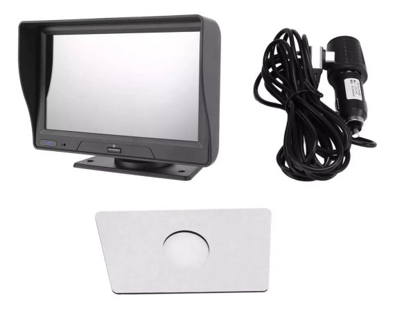 CarPlay, Універсальний 7-дюймовий автомобільний, мультимедійний відеоплеєр із задньою камерою, портативний монит | Зображення 2