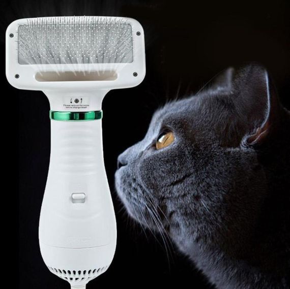 Щітка фен для шерсті собак і кішок фен грумінг пилосос 2в1 PET Grooming Dryer | Зображення 6
