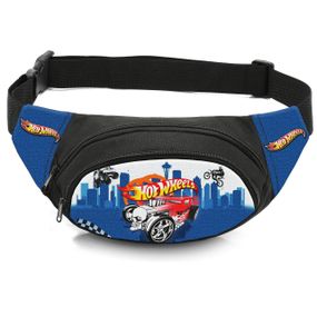 Сумка-бананка детская с принтом Хот Вилс поясная сумка для мальчика (4671)