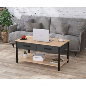 Стол журнальный Loft Design L-6 борас