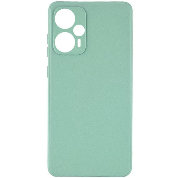 Силиконовый чехол Candy Full Camera для Xiaomi Poco F5 / Note 12 Turbo Зеленый / Menthol