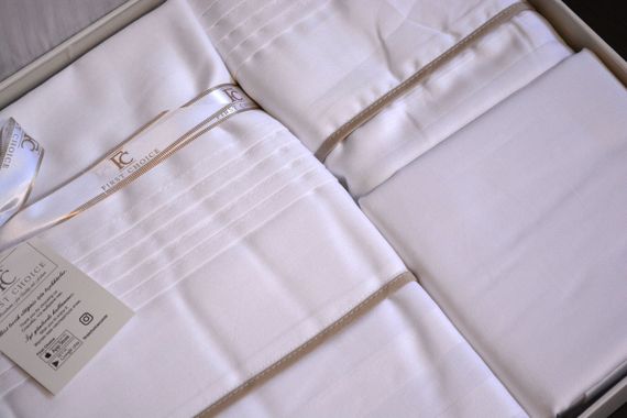 Постельное белье First Choice Deluxe Satin 200х220 Modalife White | Зображення 2