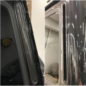 Накладки на задні стійки (Карбон) для Mercedes G сlass W463 1990-2018 рр