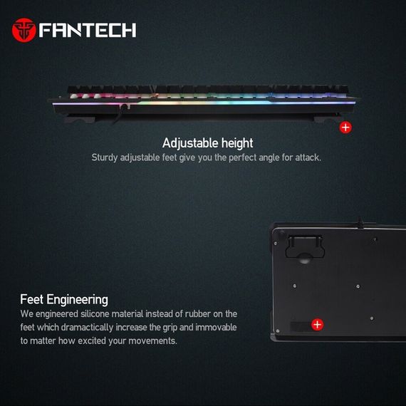Клавіатура з механічними перемикачами та RGB підсвічуванням Fantech Soldier K612 (23826-01_829) | Зображення 7