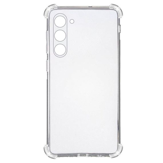 TPU чохол GETMAN Ease logo посилені кути Full Camera для Samsung Galaxy S23 Безбарвний (прозорий) | Зображення 1