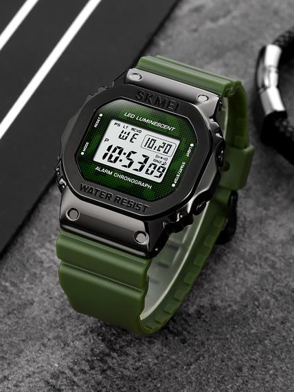 Годинник S2kmei 1851AG Army Green | Зображення 2