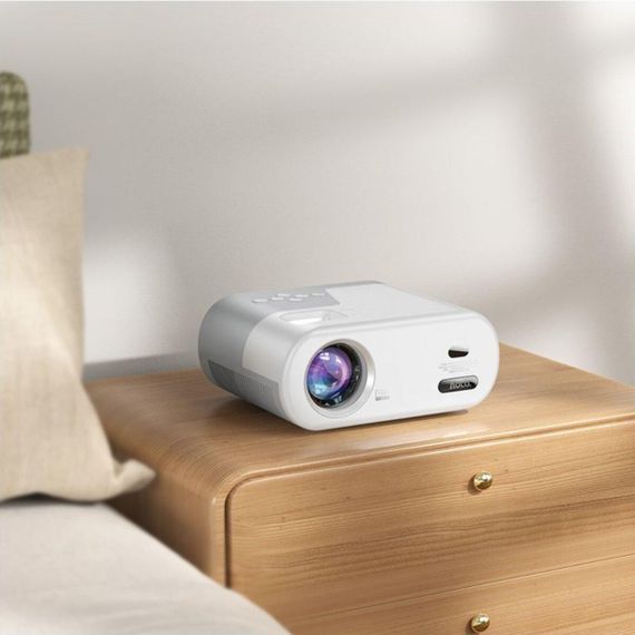Проектор HOCO DT2 Smart Projector (720P Android version) (EU) Gray White | Зображення 7