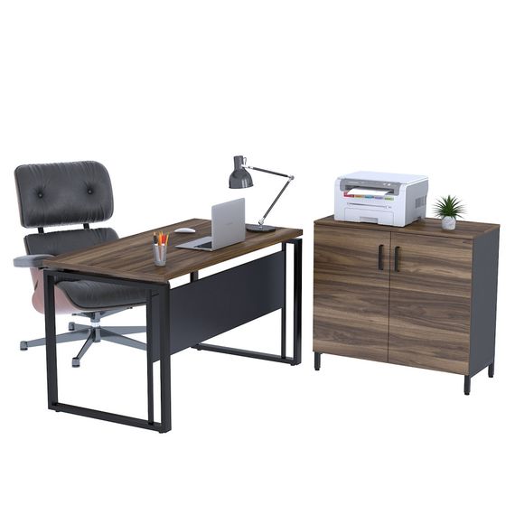 Тумба офисная Loft Design LT-900-830 антрациторех | Зображення 2