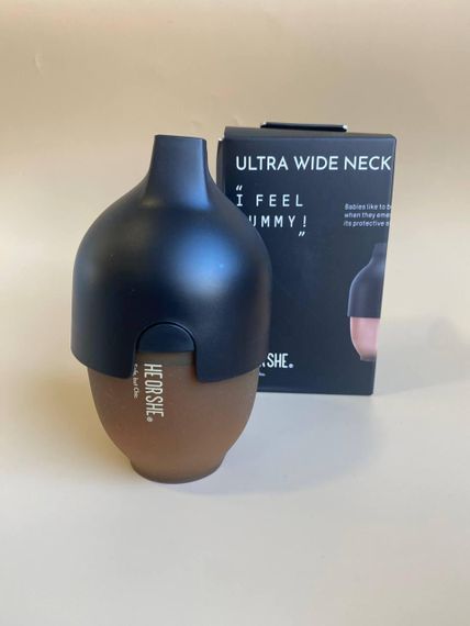 Пляшечка для годування HEORSHE 160 мл Чорна | Зображення 2