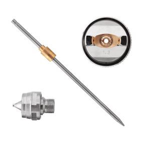 Комплект форсунки 1.3 мм для фарбопульта HVLP PT-0102 (дюза, повітряна головка, голка INTERTOOL PT-20001