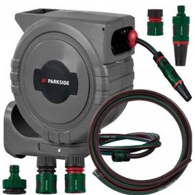 Автоматическая садовая катушка Parkside со шлангом 25 метров Германия