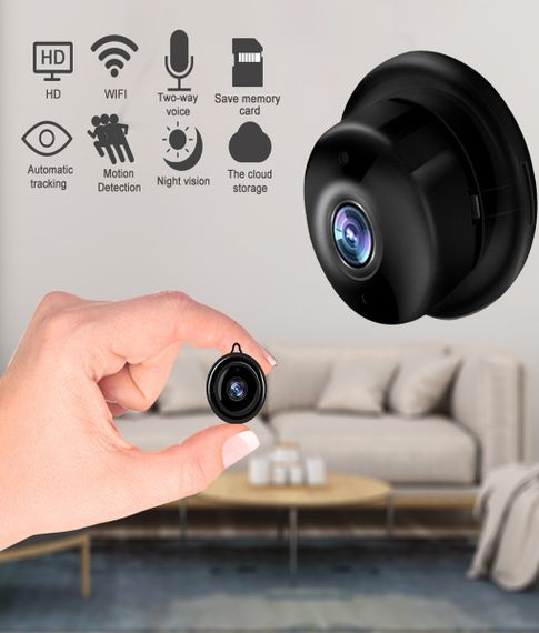 Мини IP-камера с датчиком движения A9 Wi-Fi HD | Зображення 3