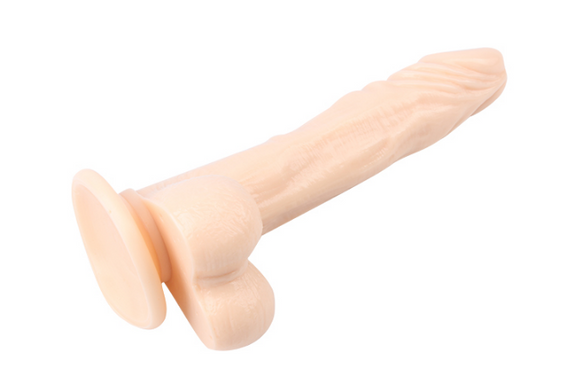 Фалоімітатор з мошонкою на присосці James Deen Cock 8.5in | Зображення 4