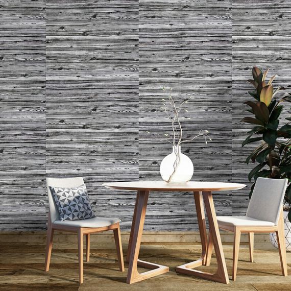 Декоративна 3D панель самоклейка під дерево Зебра 700х700х6мм (081) SW-00000019 | Зображення 4