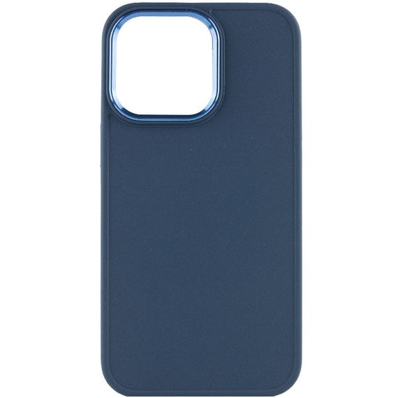 TPU чохол Bonbon Metal Style для Apple iPhone 14 Pro Max (6.7") Синій / Denim Blue | Зображення 1