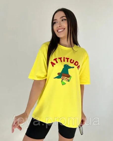 Футболка для жінок колір жовтий розмір XL FI_007517