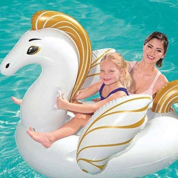 Плотик Bestway 41121 (159х109см) Пегас з ручками + ремкомплект