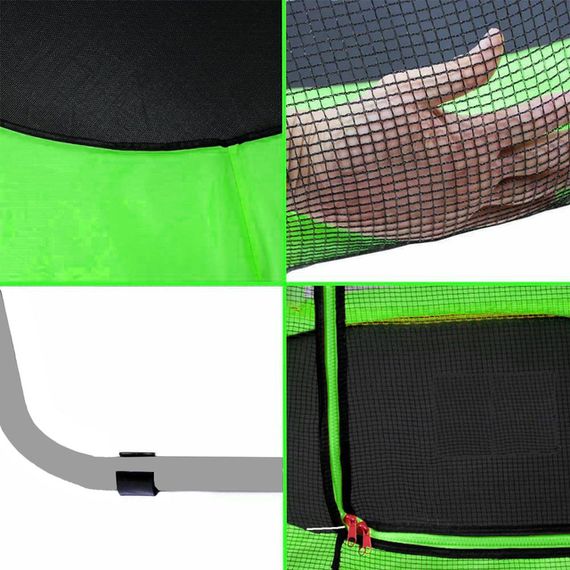 Батут манеж дитячий з сіткою Atleto 140 см зелений KRB10 | Зображення 8