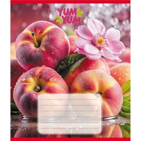 Зошит учнівський "Фрукти" 036-580143L-1 в лінію, 36 аркушів