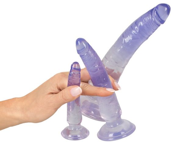 Набір прозорих анальних фалоімітаторів 3pcs natural dildo set sexstyle | Зображення 7