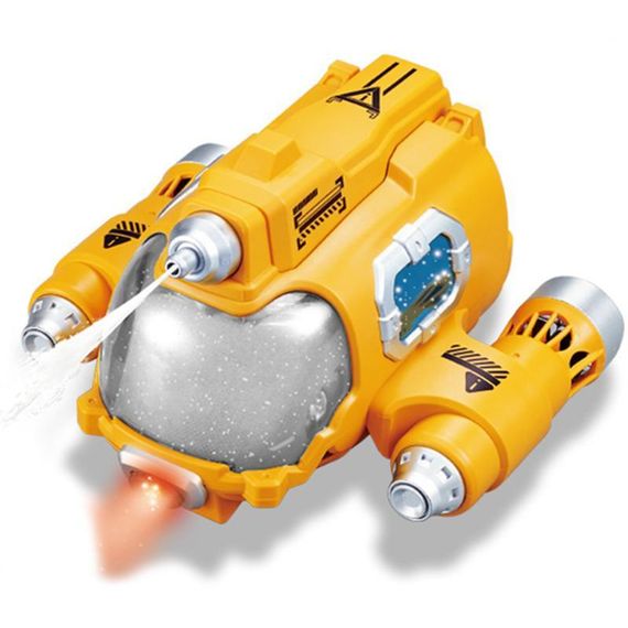 Лодка на радиоуправлении SHT 3737-1AD Spray Water 2.4G Yellow — скоростная игрушка с эффектом брызг!