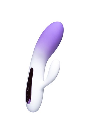 Міні вібратор кролик із кольоровим світлодіодом Every Night Toys, 7 режимів вібрації, бузковий градієнт sexstyle | Зображення 1