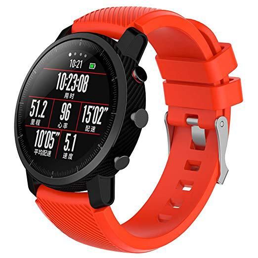 Силиконовый ремешок Primo для часов Xiaomi Huami Amazfit SportWatch 2 / Amazfit Stratos - Orange