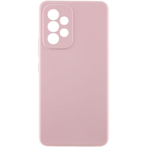 Чехол Silicone Cover Lakshmi Full Camera (AAA) для Samsung Galaxy A52 4G / A52 5G / A52s Розовый / Pink Sand