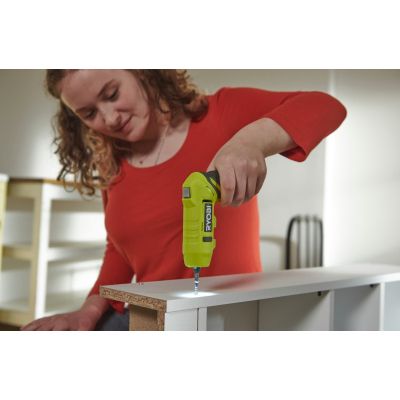 Отвертка аккумуляторная Ryobi RSDP4-120G 4В, USB, Lithium, 1х2Ah, 5Нм, 200об/мин, поворотная ручка (5133005958) | Зображення 4