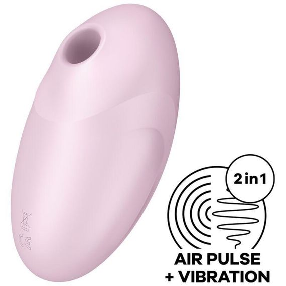 Вакуумний стимулятор з вібрацією Satisfyer Vulva Lover 3 Pink Sex Aura