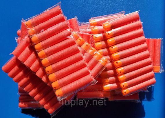 Патрони для NERF MEGA Іграшкові кулі стріли боєприпаси для бластерів Нерф Мега Refill Bullets Foam Darts 10шт. | Зображення 2