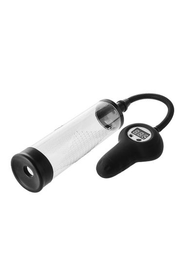Помпа вакуумна автоматична Dreamtoys Ramrod з манометром, прозора Sex Aura | Зображення 1