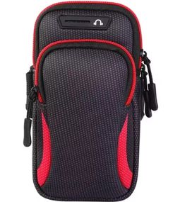 Чохол на руку Primo Sport універсальний спортивний для телефона до 6.5" - Black/Red