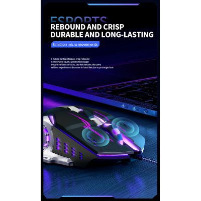 Мышка XO M10 Wireless Black/Silver (M10 Black+Silver) | Зображення 2